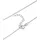 Elli Choker mit Anhänger Mondstein Rund Silber