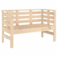 VidaXL Gartenbank 111,5x53x71 cm Massivholz Kiefer