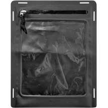 Tasmanian Tiger TT W-Pouch A4 WR Wasserabweisende Dokumenten-Hülle, Handy-Hülle mit Molle-Adapter, Sichtfenster und Flausch-Klettfläche, Touchscreen-kompatibel; Schwarz