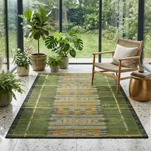 Gino Falcone In-und Outdoor-Teppich Aurora green (300x400cm)
