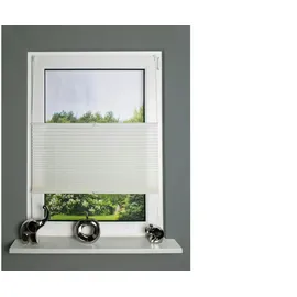 Home fashion Plissee NOLAN 100 x 130 cm weiß