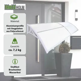 Trutzholm Vordach 97 x 295 cm weiß