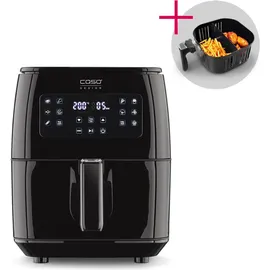 CASO Design Caso AF 660 Duplex Heißluftfritteuse Schwarz - 30x37x33.5 cm,