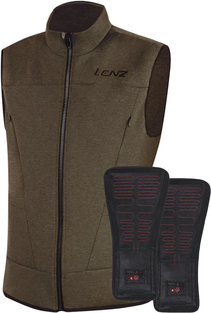 Lenz Heat Vest 2.0 Verwarmd vest, bruin, L Voorman