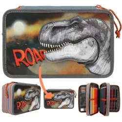 Dino World 3-Fach Federtasche ROAR