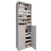 VCM XL Holz Großer Schuhschrank Schuhregal Groß Stiefel Dielenmöbel