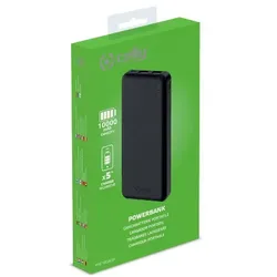 Celly Powerbank 10.000mAh schwarz