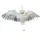 Europalms Halloween Schnee-Eule, animiert, 80cm