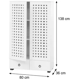 MCW N87 Schrank 138x80x36cm Braun