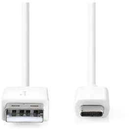 Nedis USB-A auf USB-C 2 m Weiß