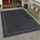 Paco Home Outdoor Teppich Flachgewebe in Sisal-optik mit Bordüre Uv-beständig Robust 80x150 cm, Anthrazit