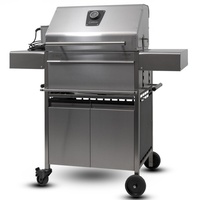 Holzkohlegrill Edelstahl Premio III All in One | Premium Grill Made in Germany