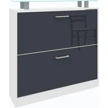 borchardt Möbel Finn 89 x 90 x 23 cm grau / grau