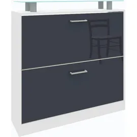 borchardt Möbel Finn 89 x 90 x 23 cm grau / grau