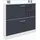 borchardt Möbel Finn 89 x 90 x 23 cm grau / grau