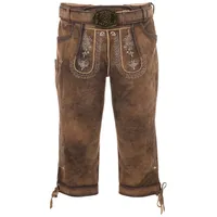 gwandler Lederhose MICHELBACH-gespeckt in dunkelbraun | Gr.: 56