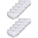 Götzburg Sport-Slip 10Er Pack Nürnberg in weiß-hell-uni | Gr.: XL