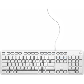 Dell KB216 Tastatur USB QWERTY Portuguesisch Weiß