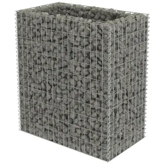 vidaXL Gabionen-Hochbeet Verzinkter Stahl 90×50×100 cm
