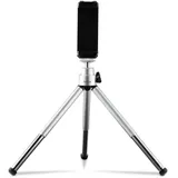 Hama Fancy 2in1 f. Handy u. Kamera (1⁄4) Reisestativ 16 cm Silber