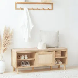 SoBuy Schuhbank FSR163 121 x 49 x 35 cm beige / beige