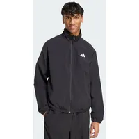 Adidas Essential Windbreaker mit kleinem Logo SCHWARZ|WEISS S