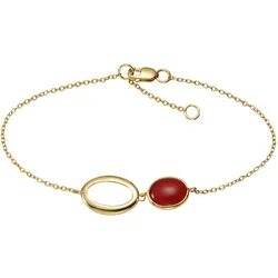 Jamelli Armschmuck 925 Silber vergoldet mit Carneol