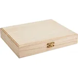 VBS Rundstricknadelbox beige 21,5x17x3,5 cm