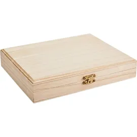 VBS Rundstricknadelbox beige 21,5x17x3,5 cm