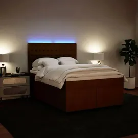 vidaXL Boxspringbett 140 x 200 cm Rosa