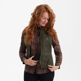 Deerhunter Funktionsweste Damen Heizweste Heat Inner grün 36