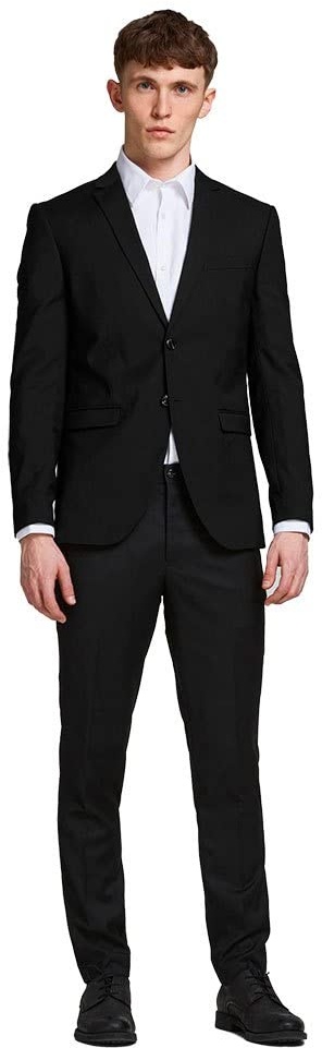 Jack & Jones Herren JPRBLAFRANCO Suit Business-Anzug Hosen-Set, Schwarz, 46
