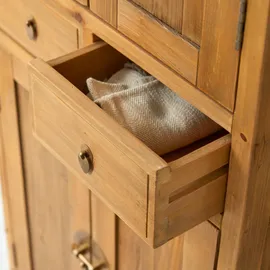 Tikamoon Schrank Yuki aus massivem Recycling-Kiefernholz Natur