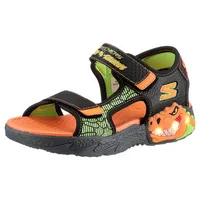 SKECHERS Creature Splash Sandalen - Black Synthetic / Orange