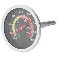 Tbest Grillthermometer 50–800 °C Edelstahl Weiß