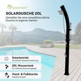 Greenyard Solardusche schwarz 20 l