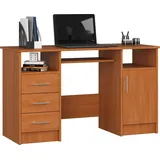 akord furniture factory AKORD ANA Erle mit 3 Schubladen B124 x H74 x T52 cm | Braun