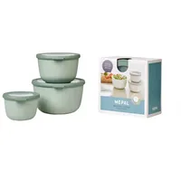 Mepal Frischhaltedosen-Set Cirqula grün 0,5/1,0/2,0 l, 1 Set