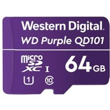 Western Digital WD Purple SC QD101 64 GB Ultra Endurance microSD Speicherkarte (Class 10, U1)