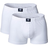 Ceceba Herren Shorts, Vorteilspack - Short Pants, Basic, Baumwolle Stretch, M-8XL, einfarbig Weiß 6XL