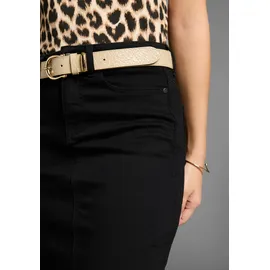 Arizona Jeansrock Damen Schwarz 34