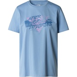 The North Face Foundation TRACES Graphic T-Shirt Steel Blue L