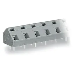 Wago 236-604/000-009/999-950 Leiterplattenklemme, 2, 5 mm2, Rastermaß 10/10, 16 mm, lichtgrau 236604000009999950  - 25 Stück