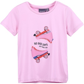 Color Kids - T-Shirt No Bad Days in begonia pink, Gr.104,