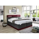 Westfalia Schlafkomfort Boxspringbett 180 x 200 cm H2 Rot