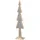 creativ home Dekobaum CREATIV HOME "Tannenbaum", silber, B:14,5cm H:69cm T:7cm, Dekofiguren, mit Glitter