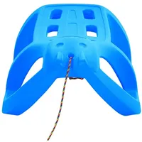VidaXL Schlitten Blau 80x39,5x25,5 cm Polypropylen