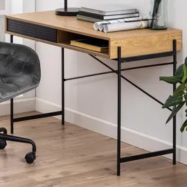 AC Design Schreibtisch Angus Eiche Nachbildung / Braun
