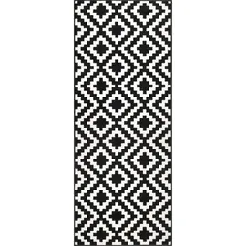 Wash+Dry Kalmar 75 x 190 cm schwarz/weiß