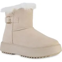 VAN HILL Winter Boots in Beige
